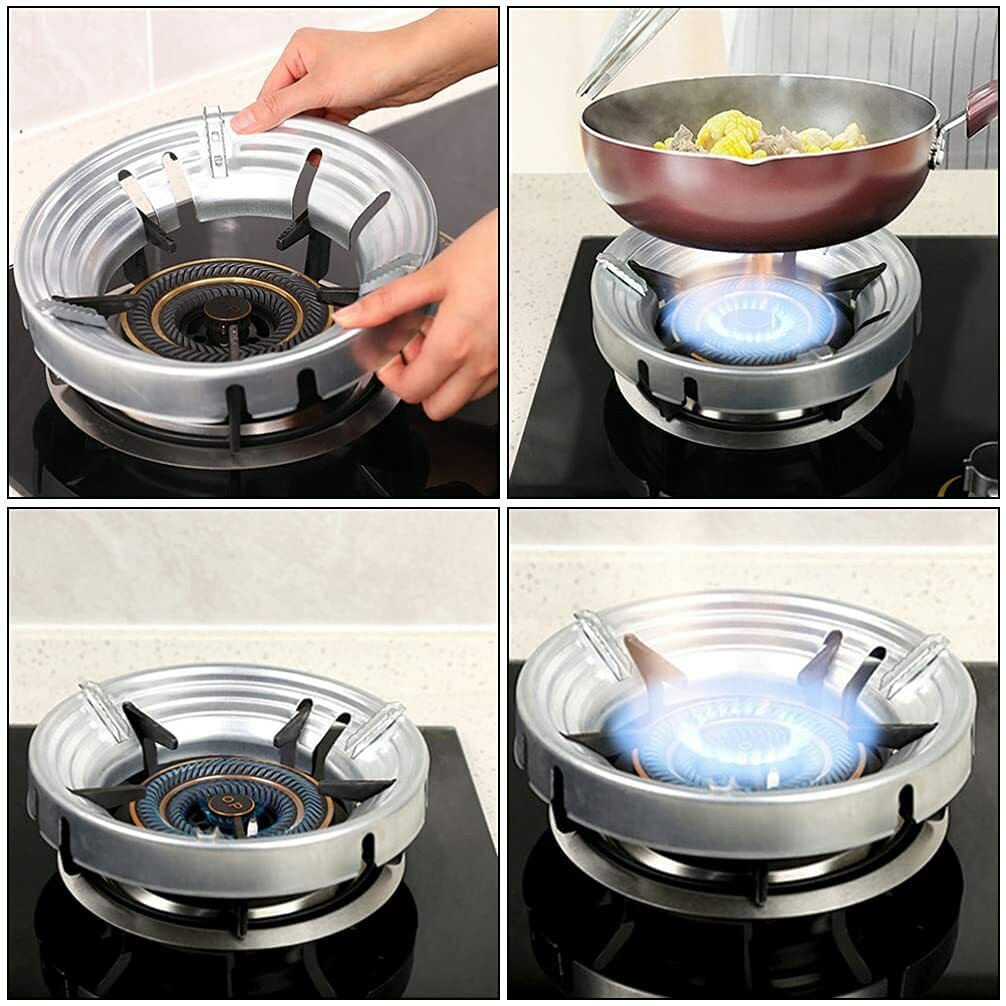 Gas Stove Wok Ring Stove Metal Wok Rack Trivets Cook top Range Pan