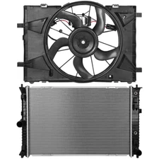 Radiator Cooling Fan Kit For 2010-2012 Ford Fusion 2011 Lincoln MKZ 2012