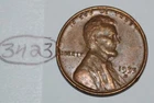 1955 D Lincoln Wheat Cent United States 1 Penny USA  Lot #3423