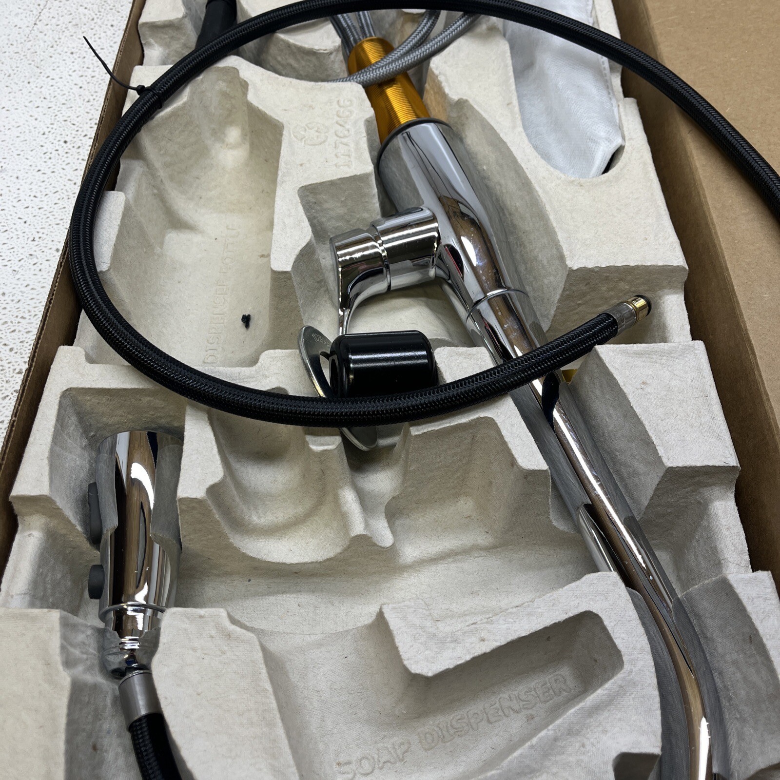 Kohler K596CP Simplice HighArch Kitchen Faucet BROKEN SPRAYER HEAD