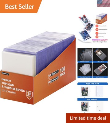 Ultimate Card Sleeve Bundle: 200 Count Premium Protectors for Complete Card Care