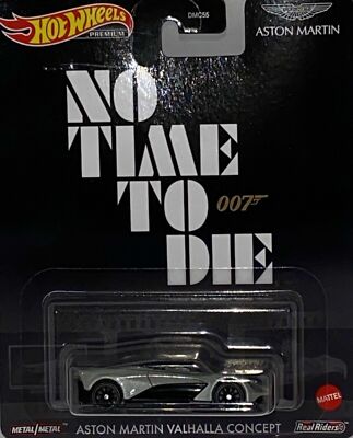 2021 Hot Wheels PREMIUM ASTON MARTIN VALHALLA CONCEPT BOND 007 NO TIME TO DIE