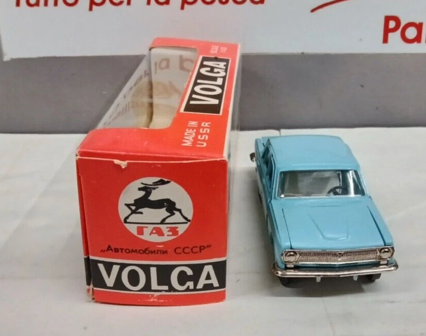 VOLGA GAZ 24 1/43 - BLU CHIARO MADE IN USSR - Immagine 2 di 4