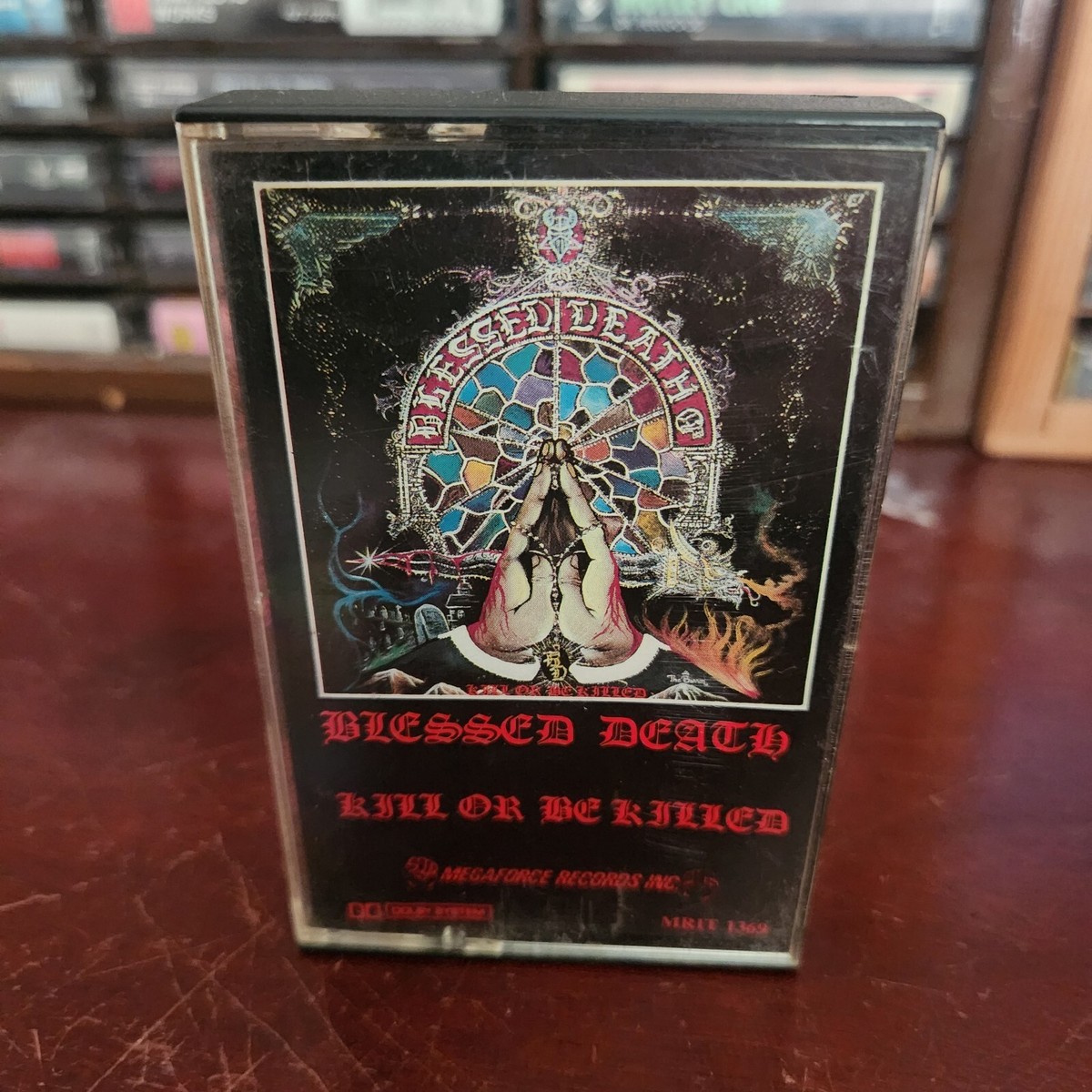 BLESSED DEATH / KILL OR BE KILLED - Cassette Tape 1985 Heavy Metal