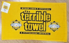 MYRON COPE'S PITTSBURGH STEELERS THREE RIVERS STADIUM TERRIBLE TOWEL NWT NEW