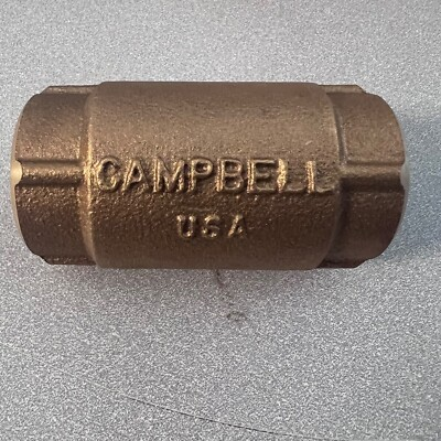 #ad Campbell 1quot; Check Valve CV 4 $31.99