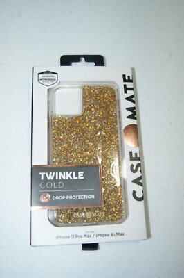 NEW Case Mate Twinkle Gold Case for Apple iPhone 11 Pro Max / Iphone Xs Max
