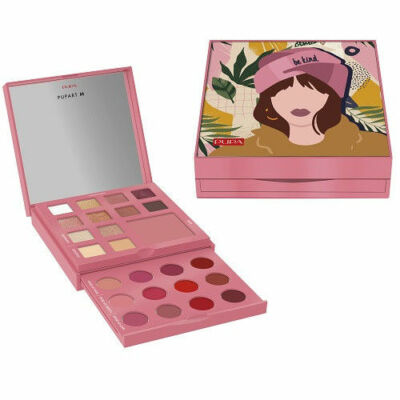 Coffret Maquillage PUPA Pupart Brillance Longue Durée - 43.5g, Couleur Blanc Pois Noir, Neuf