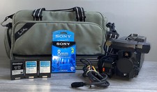 General Electric Camcorder 1CVM5080E - As Is With Carrying Case Untested Extras