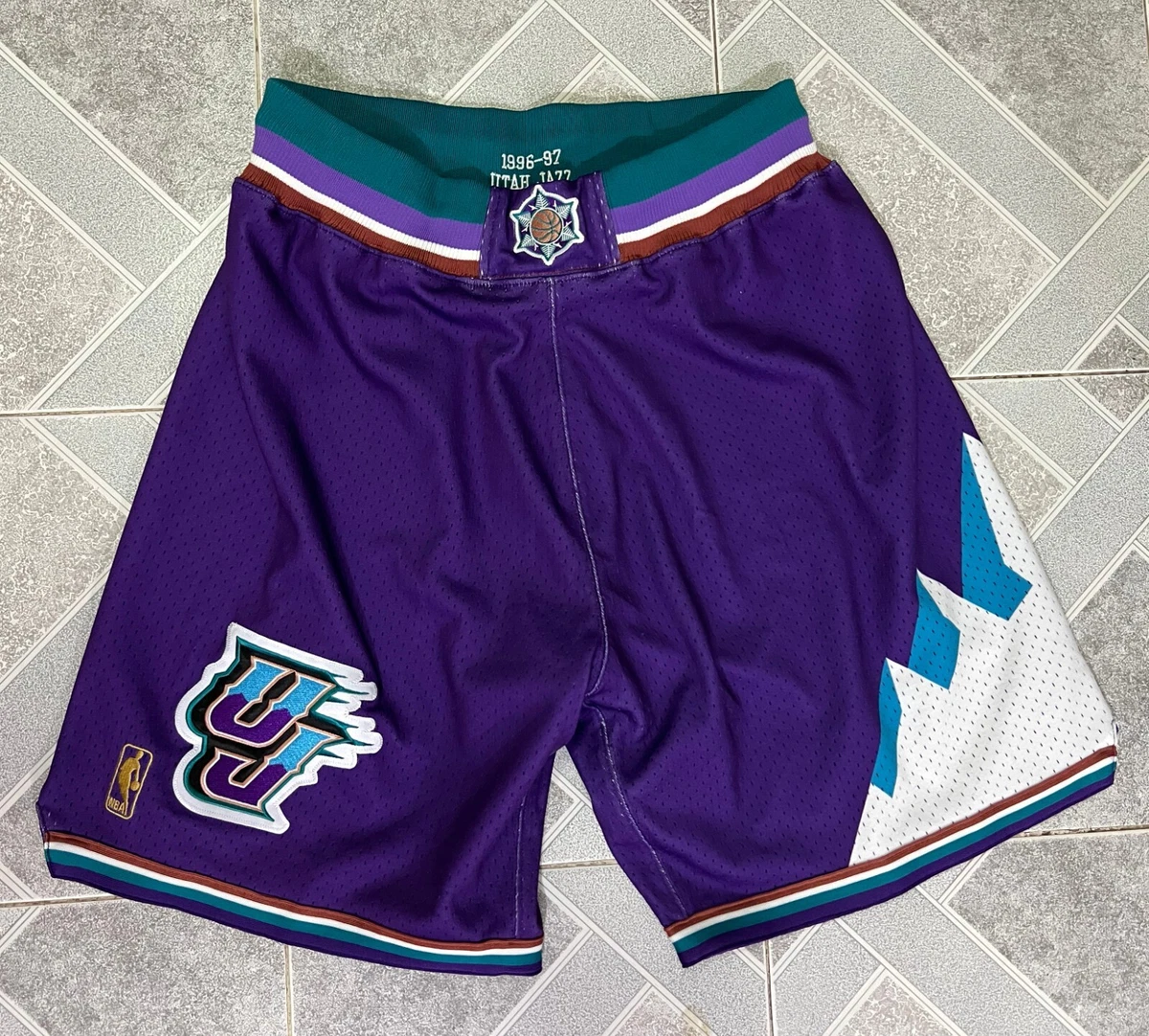 Mitchell and Ness Authentic Utah Jazz Shorts size Large | eBay