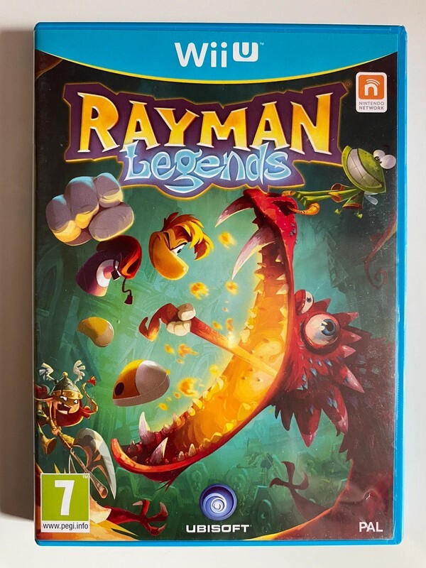Jeu RAYMAN LEGENDS NINTENDO WII U avec boitier PAL en bon état