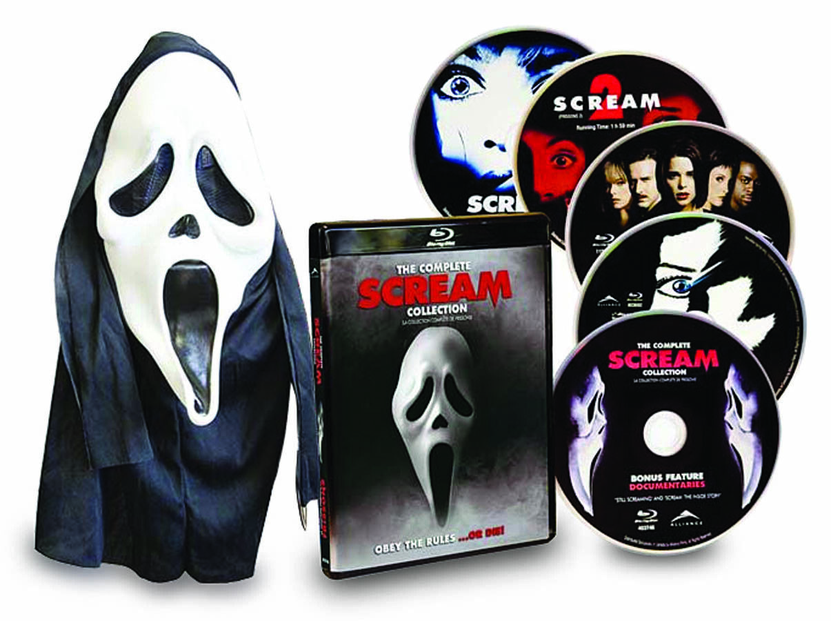 SCREAM COMPLETE 2021new shipping free shipping COLLECTION Genuine 1 2 MASK WITH 4 BOXSET 3