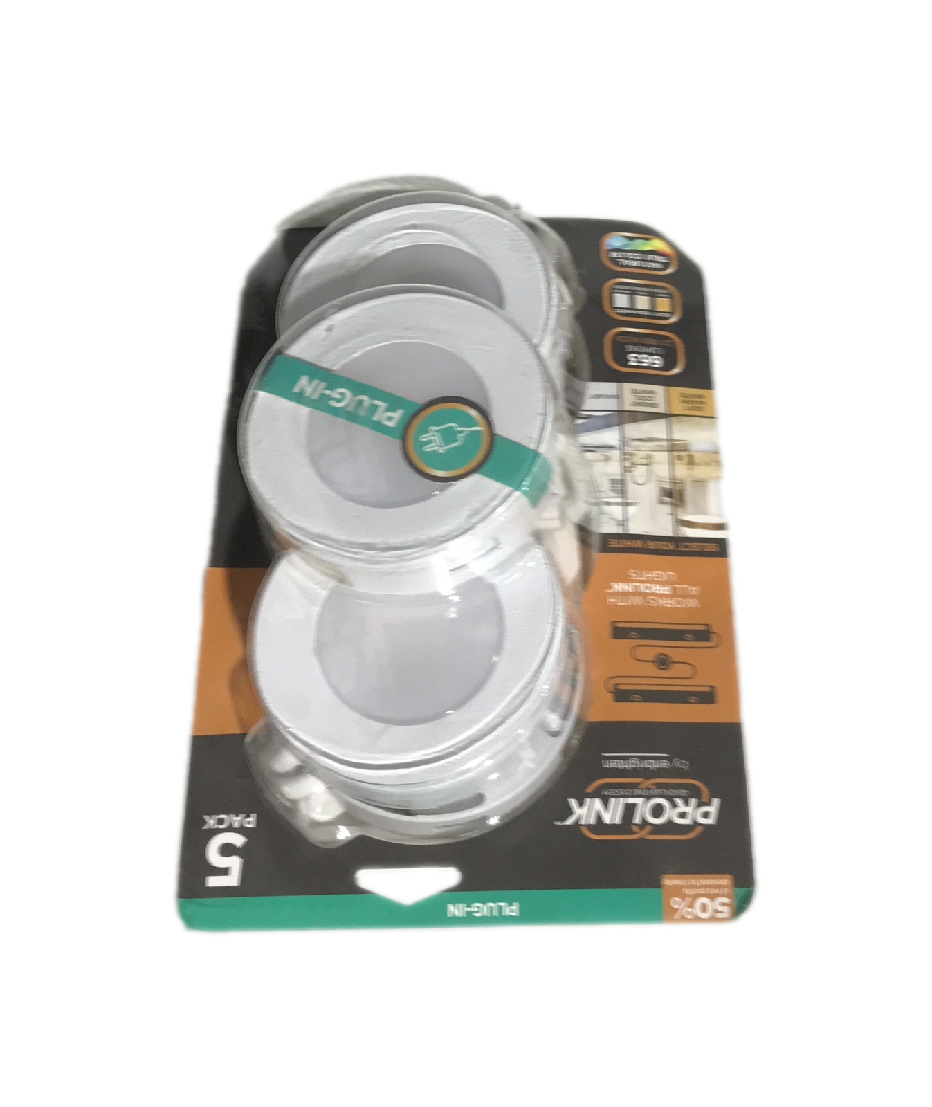 ULTRA PROGRADE ProLink Plugin LED Under Puck Lights (5Pack