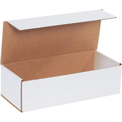 Corrugated Box Cardboard Shipping & Moving Boxes 50 6" X 5" X 3" White Corrugated Mailers Die Cut Tuck Flap 6 In X 6 In Envelope Bags & Poly Mailers