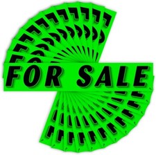 Versa Tags 12pack Of For Sale Stickers Car Lot Windshield Slogan Decals