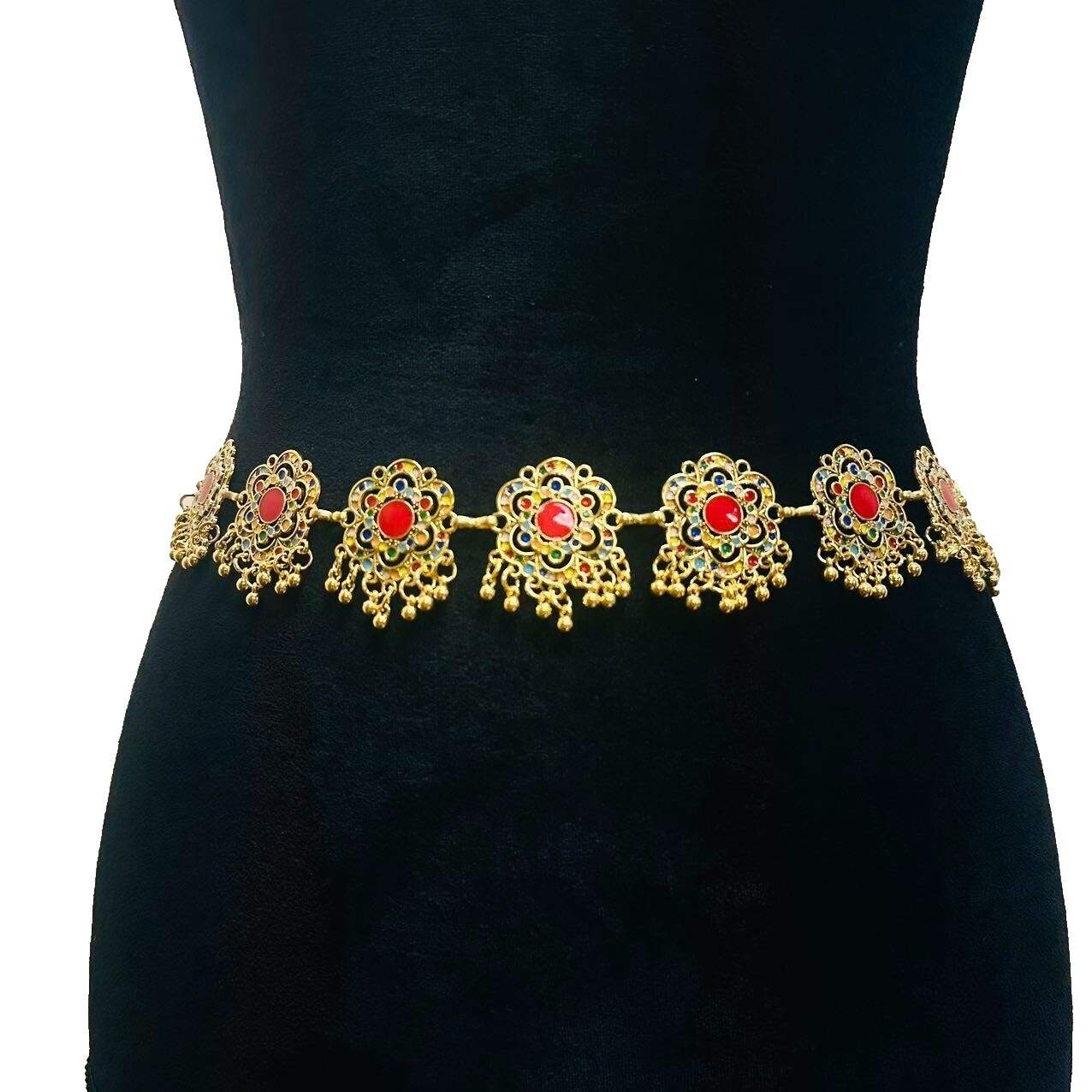 NWT Free People Bohemian Armor Chain Belt in Rose Gold Pomellato 18K Rose Gold Iconica Diamond Link Bracelet  main image 4