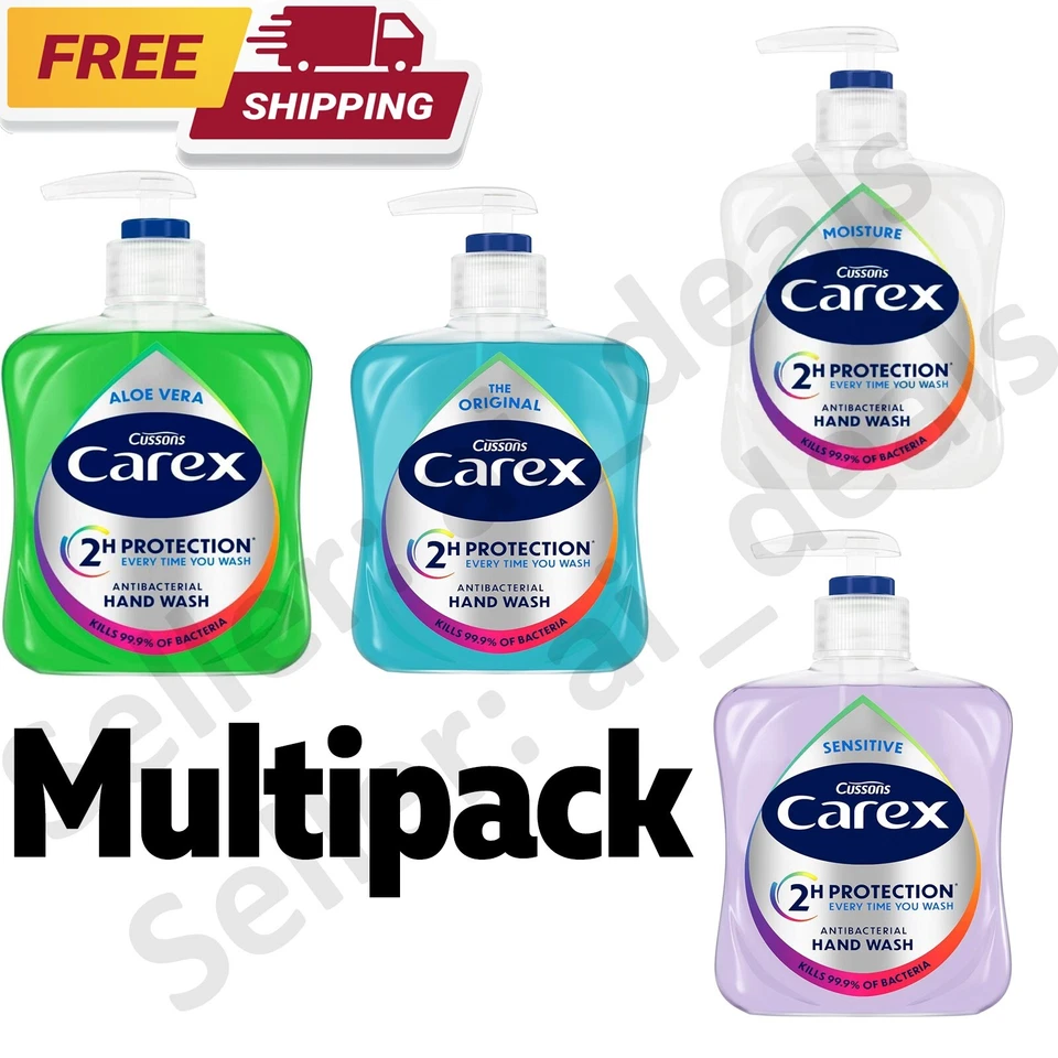 CAREX ANTIBAC DERMA CARE HAND WASH 250ML CHOOSE FRAGRANCE