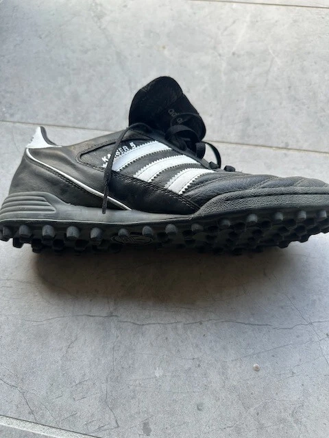 Scarpe Calcio Calcetto Adidas KAISER 5 TEAM Turf Nero Pelle - Immagine 4 di 4