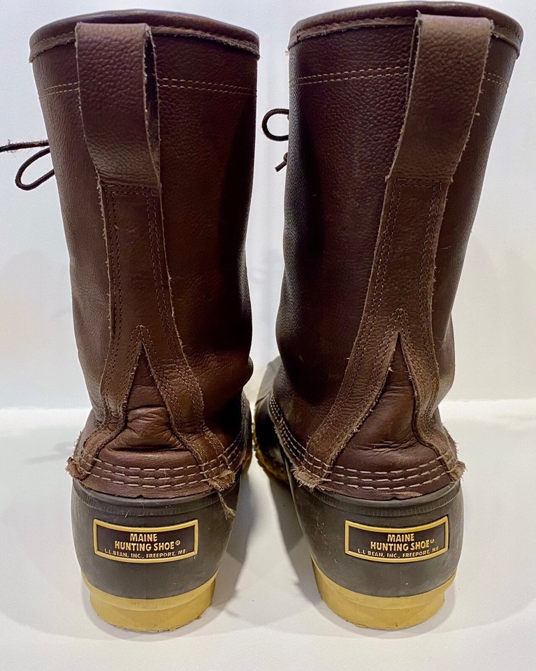 LL Bean Maine Hunting Shoes 10" GORETEX Thinsulate Men sz 10 Made in