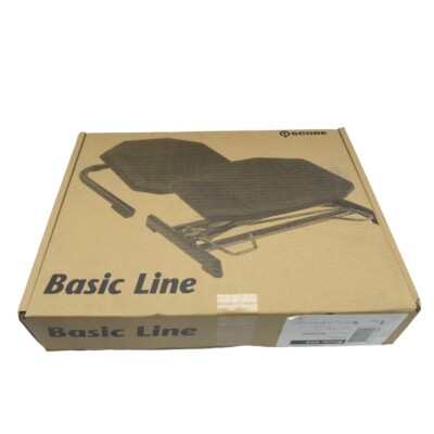 BakkerElkhuizen Fußstütze schwarz Basic Line Fußbedienung rutschfest höhenverste