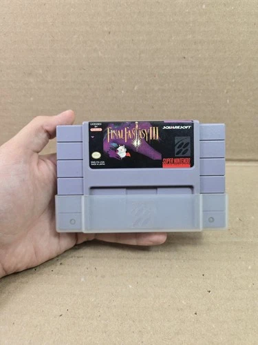 Final Fantasy III 3 (Super Nintendo, 1994, SNES) Used Condition Cartridge Only