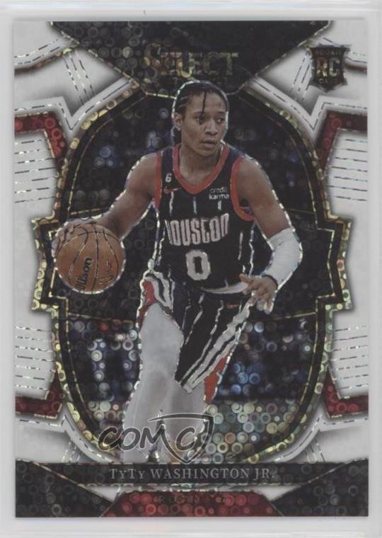 2022 Select Concourse White Disco Prizm 58/75 TyTy Washington Jr Rookie RC 0c6