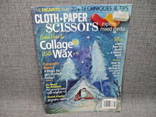 Cloth Paper Scissors Magazine Sept/Oct 2017 Mixed Media Crafts Tunnel Book