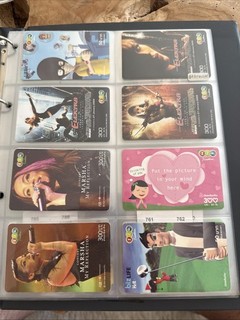 8x Thailand Phone Cards4
