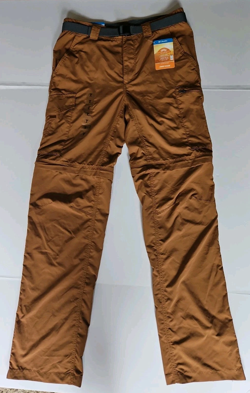 Columbia Silver Ridge Omni-Shade Convertible Pants/Shorts UPF50 Brown Mens 30/34
Opens in a new wind