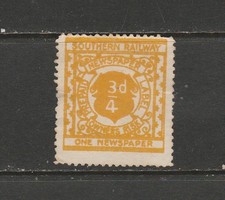 newspaper stamp Southern Railway