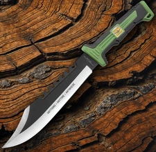 United Cutlery USMC Marine Fixed Knife 9.75" Stainless Steel Blade Nylon Handle