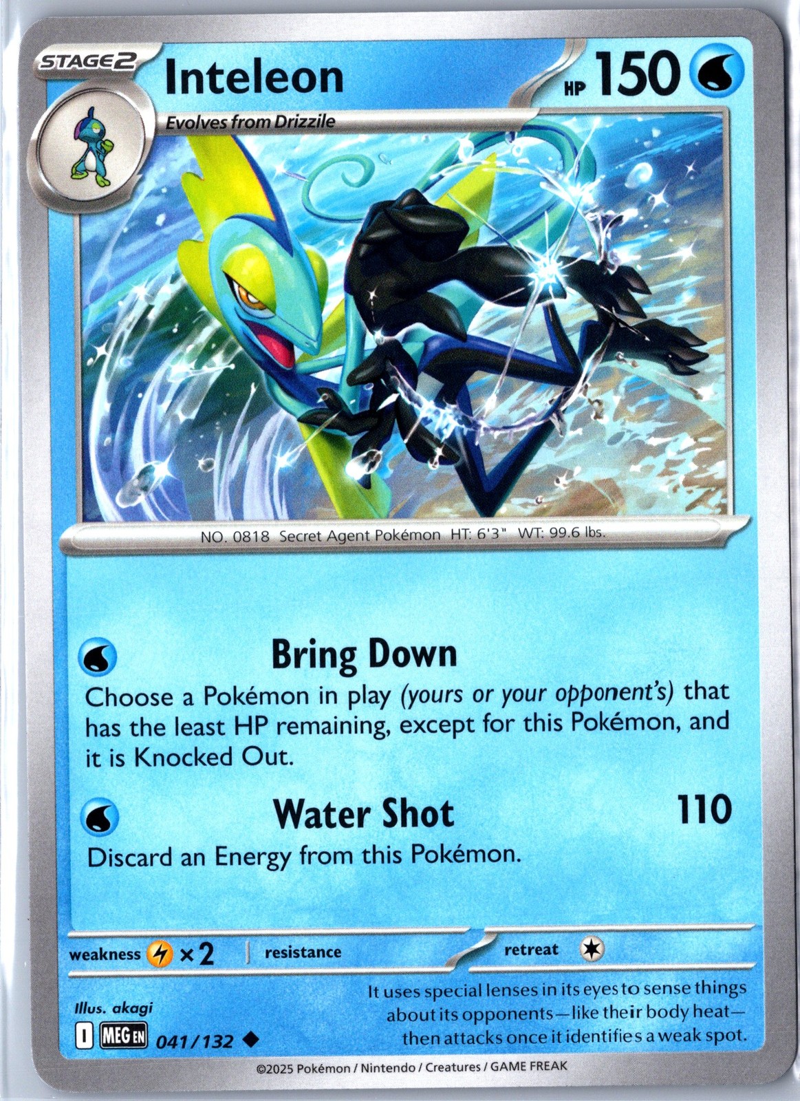 ME01: Mega Evolution #041/132 Inteleon