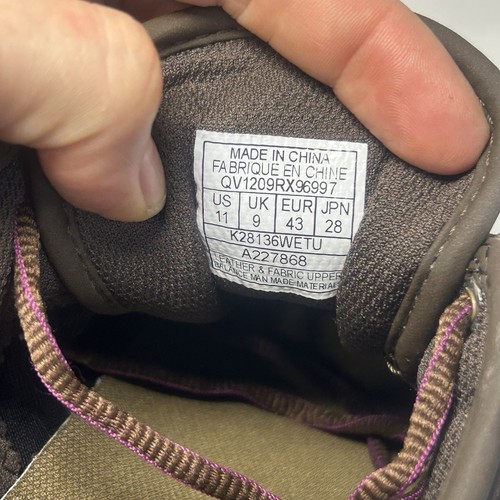 RYKA Catalyst Women's Brown Purple Suede Walking Hiking Shoes Sneaker Size 11 - Picture 6 of 7