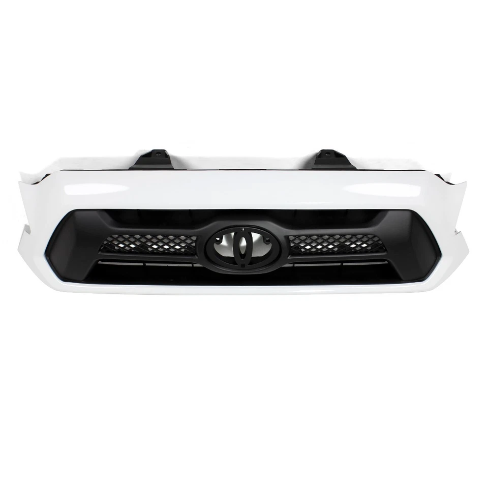For 2012-2015 Toyota Tacoma Front Bumper Upper Grille Assembly 040 Super White Foto 4 de 4