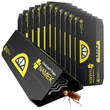 20-Pack Indoor Adhesive Cockroach Traps - Cockroach Glue Traps for Cockroachs...