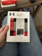 Under Armour Boys Boxer Briefs YXL Cotton 3-Packs/9 pairs