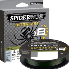 SPIDERWIRE UltraCast x8, 100 lb. Test Length 219 yd Spool Braid Fishing Line