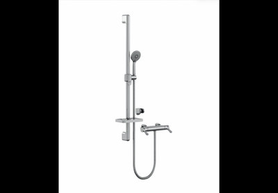 AKW Arka SMV-001 Thermostat TMV3 Stabmischer Dusche, Hebelgriffe, Steigrohr, Kopf
