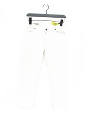 Citizens Of Humanity Women's Jeans W 26 in White Cotton with Elastane Cropped