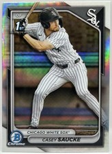 2024 Bowman Draft - Chrome Casey Saucke II #BDC-33 Refractor 1st