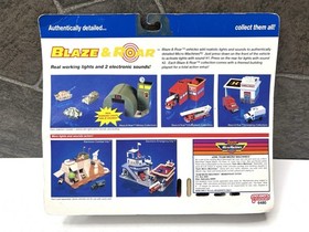 Vintage 1989 Galoob Micro Machines Lot of 4 Sealed Micro Lights Blaze & Roar