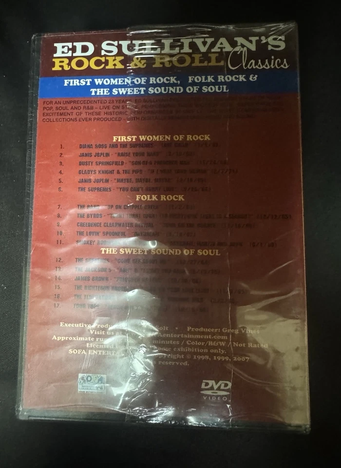 Ed Sullivans Rock n Roll Classics Volumes 1, 2, 3, And Classics 4-DVD Set SEALED - Image 2 of 3