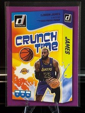 2024-25 Panini Donruss Basketball LeBron James Crunch Time Purple #4