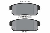 Textar 2403901 Bremsbelagsatz, Scheibenbremse FüR Mazda