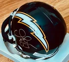 Junior Seau autographed autograph signed auto San Diego Chargers mini helmet JSA