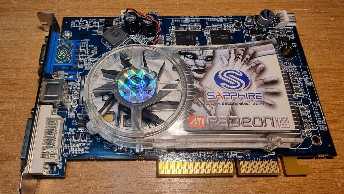 Ati Sapphire X1650 Sapphire Radeon X1650 Pro 256mb Agp Working