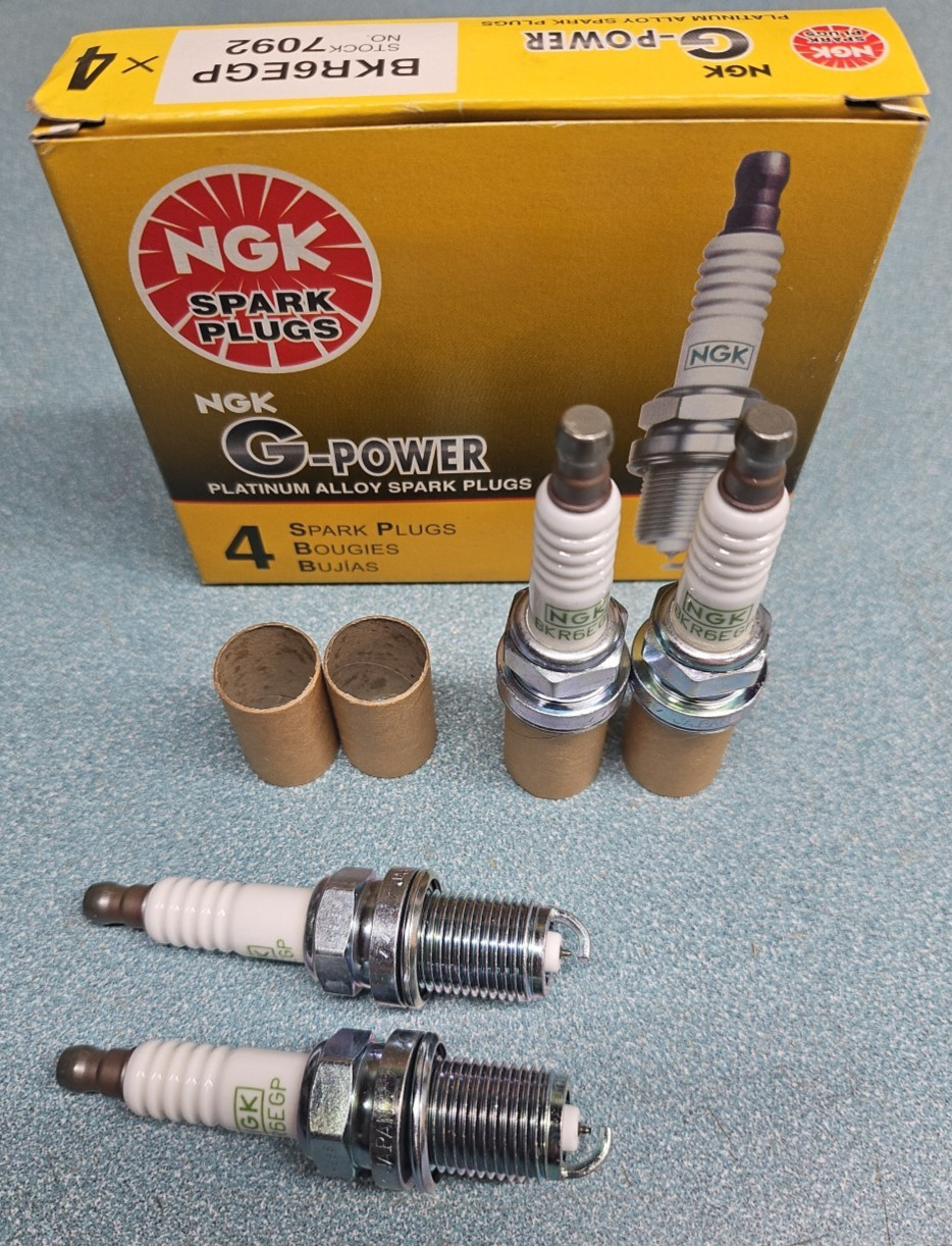 NGK   BKR6EGP  7092   G-Power Platinum Spark Plugs    Box Of 4
