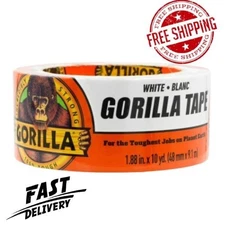 Gorilla Heavy Duty Adhesive Repair Thick Duct Tape Roll Waterproof 10Yd