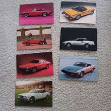 British Leyland C.1979 Mg Triumph And Jaguar Post Cards Never Used Lot Of 7
