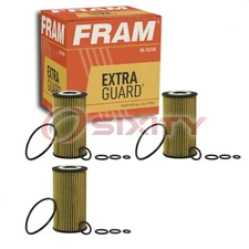 3 pc FRAM Extra Guard CH8481 Engine Oil Filters for V30-0931 V30-0859 TM-23 xw